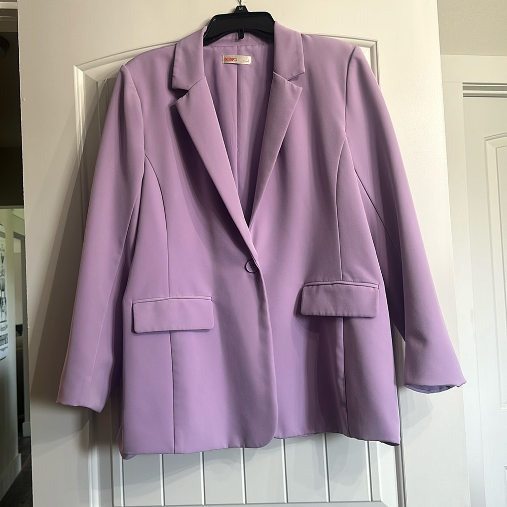 Women’s Lilac Oversized Blazer